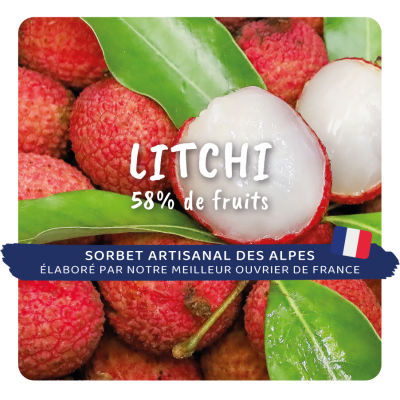 Sorbet au Litchi, 57% de...